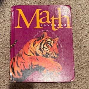 Grade 5 Math Advantage Textbook with Tiger Cover - Harcourt Brace